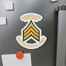 Load image into Gallery viewer, Die-Cut Magnets -SSI -Army - Sergeant - SGT - Retired - Flat X 300