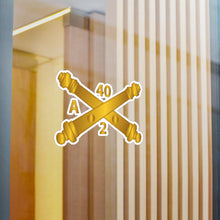 Load image into Gallery viewer, Kiss-Cut Vinyl Decals - Army - Alpha Battery, 2nd Bn 40th Artillery Branch wo Txt