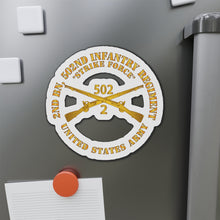 Load image into Gallery viewer, Die-Cut Magnets - 2nd Bn 502nd Infantry Regt - Strike Force - Infantry Br