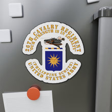 Load image into Gallery viewer, Die-Cut Magnets - Army - COA - 26th Cavalry Regiment (Philippine Scouts) - Our Strength