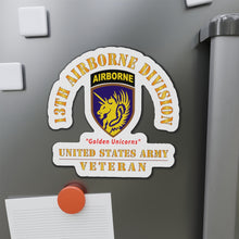 Load image into Gallery viewer, Die-Cut Magnets - Army - SSI - 13th Airborne Division - - US Army Veteran X 300