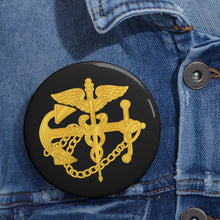 Load image into Gallery viewer, Custom Pin Buttons - USPHS - Public Health Service wo Cross wo Txt