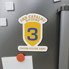Load image into Gallery viewer, Die-Cut Magnets - Army - SSI - 3rd Cavalry Division - US Army X 300