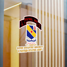 Load image into Gallery viewer, Kiss-Cut Vinyl Decals - Army - C Co 52nd Infantry - Patrol Dog (Highlight) - Ready Rifles
