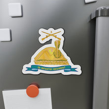 Load image into Gallery viewer, Die-Cut Magnets - Army - 3d Infantry Regiment - Gold - w Br - Ribbon