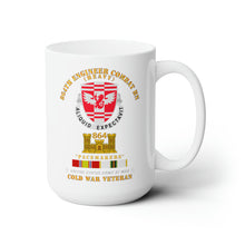 Load image into Gallery viewer, White Ceramic Mug 15oz - Army - 864th Eng Cbt Bn w Eng Br - COLD SVC