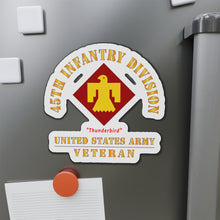 Load image into Gallery viewer, Die-Cut Magnets - Army - SSI - 45th Infantry Division -Thunderbird - US Army Veteran X 300
