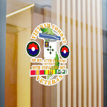 Load image into Gallery viewer, Kiss-Cut Vinyl Decals - Army - Vietnam Combat Infantry Veteran w 3rd Bn 47th Inf (Riverine) - 9th ID SSI