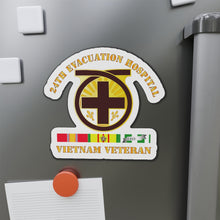 Load image into Gallery viewer, Die-Cut Magnets - 24th Evacuation Hospital - Vietnam Veteran w V N SVC