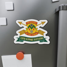Load image into Gallery viewer, Die-Cut Magnets - Army - 528th Support Battalion w SF Br - Ribbon X 300