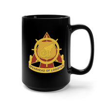 Load image into Gallery viewer, Black Mug 15oz - Army - Transportation Corps Regimental Crest