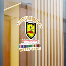 Load image into Gallery viewer, Kiss-Cut Vinyl Decals - Army - 740th Tank Battalion - Daredevils - WWII EU SVC