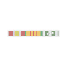 Load image into Gallery viewer, Kiss - Cut Stickers - Army - Vietnam Ribbons SVC bar w 0 Campaign Stars x 300