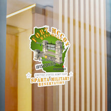 Load image into Gallery viewer, Kiss-Cut Vinyl Decals - Army - Ft McCoy WI - Sparta Military Resv