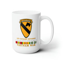 Load image into Gallery viewer, White Ceramic Mug 15oz - Army - 41st Scout Dog Platoon 1st Cav - VN SVC wo Top
