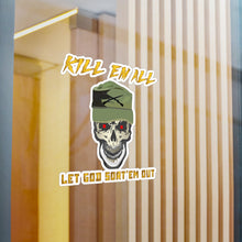 Load image into Gallery viewer, Kiss-Cut Vinyl Decals - Army - Ranger Patrol Cap - Skull - Killem All - Let God Sortem Out X 300