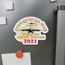 Load image into Gallery viewer, Die-Cut Magnets - Army - Afghanistan War - Operation Allies Refuge - 2021