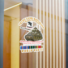 Load image into Gallery viewer, Kiss-Cut Vinyl Decals - Army - 761st Tank Battalion - Black Panthers - w Tank WWII EU SVC