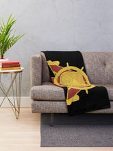Load image into Gallery viewer, Army - Transportation Corps Regimental Crest Throw Blanket