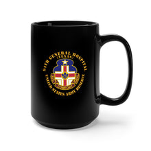 Load image into Gallery viewer, Black Mug 15oz - Army - 94th General Hospital - TX - USAR