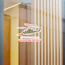 Load image into Gallery viewer, Kiss-Cut Vinyl Decals - Army - AH-1 Cobra - Snake Attack - Slicks are for Kids
