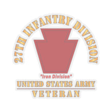Load image into Gallery viewer, Kiss - Cut Stickers - Army - SSI - 28th Infantry Division - Iron Division- US Army Veteran X 300