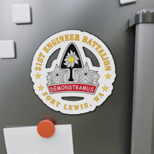 Load image into Gallery viewer, Die-Cut Magnets - Army - 31st Engineer Battalion - Fort Lewis, WA