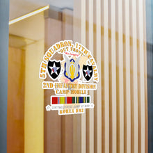 Load image into Gallery viewer, Kiss-Cut Vinyl Decals - Army - 5th Squadron, 17th Cavalry - Camp Mobile - 2nd ID w Map w KOREA SVC