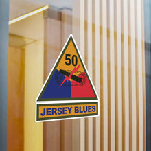 Load image into Gallery viewer, Kiss-Cut Vinyl Decals - SSI - 50th Armored Division w Name Tape X 300