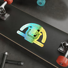 Load image into Gallery viewer, Holographic Die-cut Stickers - 10th POB w CAPOC Logo w 307th POC