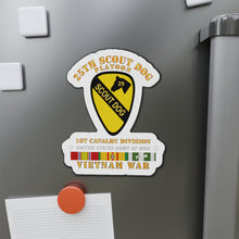 Load image into Gallery viewer, Die-Cut Magnets - 25th Scout Dog Platoon 1st Cav wo Txt