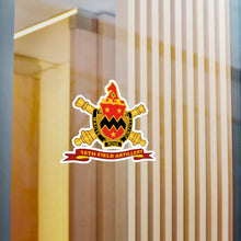 Load image into Gallery viewer, Kiss-Cut Vinyl Decals - Army - 16th Field Artillery w Br - Ribbon