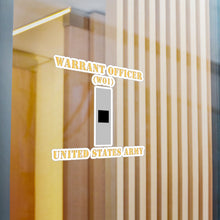 Load image into Gallery viewer, Kiss-Cut Vinyl Decals - Army - Warrant Officer - W01 - Flat X 300