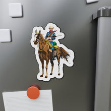 Load image into Gallery viewer, Die-Cut Magnets - Cavalryman - Buffalo Soldier X 300