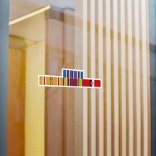 Load image into Gallery viewer, Kiss-Cut Vinyl Decals - Army - WWII Service Ribbons Bar w Philippines SVC (Pacific Theater)