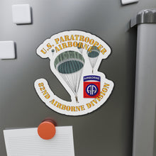 Load image into Gallery viewer, Die-Cut Magnets - Army - US Paratrooper - 82nd wo Shadow