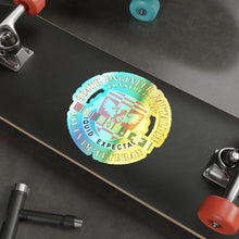 Load image into Gallery viewer, Holographic Die-cut Stickers - 864th Engineer Battalion with Vietnam Service Ribbon X 300