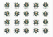 Load image into Gallery viewer, Sheet of Stickers - Solomon Koonce - Celebrating 200 Years