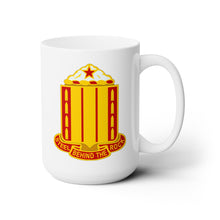 Load image into Gallery viewer, White Ceramic Mug 15oz - Army - 38th Field Artillery Regiment wo Txt