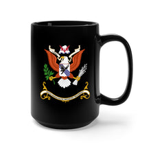 Load image into Gallery viewer, Black Mug 15oz - Regimental Colors - 505th Parachute Infantry Regiment - H-MINUS X 300