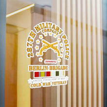 Load image into Gallery viewer, Kiss-Cut Vinyl Decals - Army - 287th Military Police Company - Berlin Bde w COLD SVC