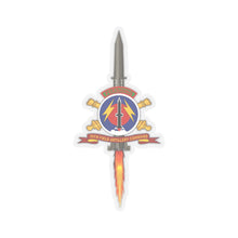 Load image into Gallery viewer, Kiss - Cut Stickers - Army - 56th Field Artillery Command - SSI w Br - Ribbon w Pershing - Firing
