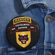 Load image into Gallery viewer, Custom Pin Buttons - SOF - SSI - Vietnamese Ranger Advisor X 300