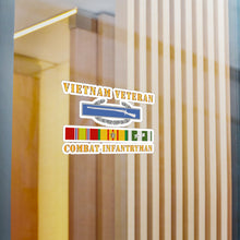 Load image into Gallery viewer, Kiss-Cut Vinyl Decals - Army - Vietnam Veteran - Cbt Infantryman w CIB VN SVC