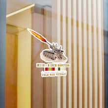 Load image into Gallery viewer, Kiss-Cut Vinyl Decals - Army - M110 - 8 Inch - Crew Firing w COLD SVC
