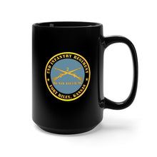 Load image into Gallery viewer, Black Mug 15oz - Army - 2nd Infantry Regiment Branch - Do Not Touch Me - Fort Riley, Kansas X 300