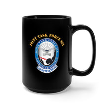 Load image into Gallery viewer, Black Mug 15oz - SOF - Joint Task Force Six X300