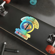 Load image into Gallery viewer, Holographic Die-cut Stickers - 56th Artillery - Pershing w Svc Medals