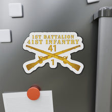 Load image into Gallery viewer, Die-Cut Magnets - Army - 1st Bn 41st Infantry X 300 - Hat