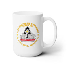 Load image into Gallery viewer, White Mug 15oz - Army - 31st Engineer Battalion (Combat) - Long Binh, Vietnam